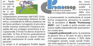Articolo Nascita Promocoop Emilia Romagna